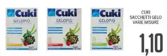 Supermercati Piccolo Cuki Sacchetti Gelo Varie Misure offerta