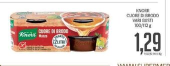 Supermercati Piccolo Knorr Cuore Di Brodo Vari Gusti 100/112 g offerta
