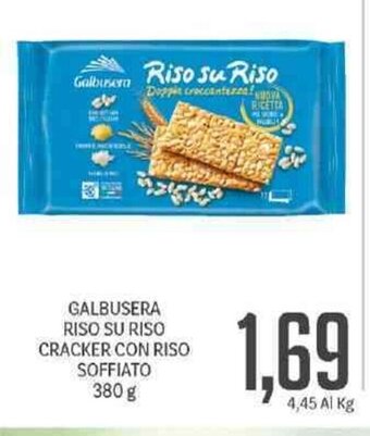 Supermercati Piccolo Galbusera Riso Su Riso Cracker Con Riso Soffiato 380 g offerta