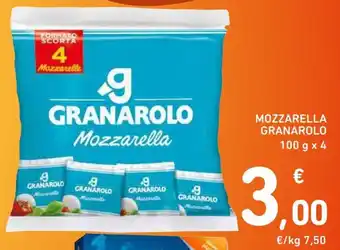 Spazio Conad Granarolo Mozzarella 100 g x 4 offerta
