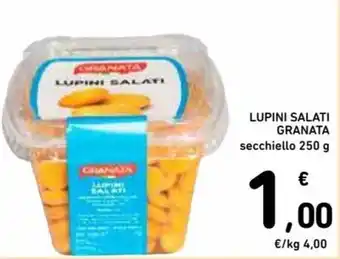Spazio Conad Granata Lupini Salati secchiello 250 g offerta
