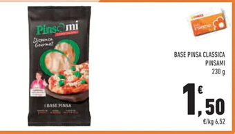 Conad Pinsami Base Pinsa Classica 230 g offerta