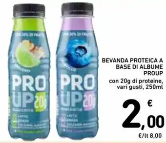 Spazio Conad Proup Bevanda Proteica a Base di Albume con 20g di proteine, vari gusti 250ml offerta