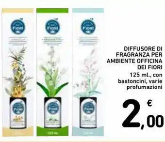Spazio Conad Diffusore di Fragranza per Ambiente Officina dei Fiori 125 ml offerta