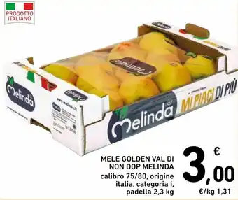 Spazio Conad Melinda Mele Golden Val Di Non DOP 2,3 kg offerta