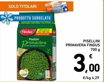 Spazio Conad Findus Pisellini Primavera 700 g offerta