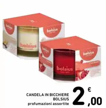Spazio Conad Bolsius Candela in Bicchiere profumazioni assortite offerta