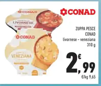 Conad Conad Zuppa Pesce livornese - veneziana 310 g offerta