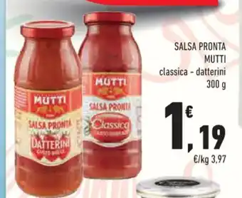 Conad Mutti Salsa Pronta classica - datterini 300 g offerta