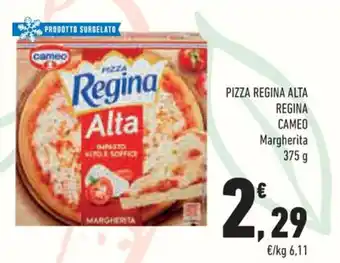 Conad Cameo Pizza Regina Alta Margherita 375 g offerta