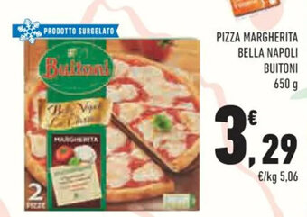Conad Pizza Margherita Bella Napoli Buitoni 650 g offerta