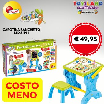 Carotina Banchetto Led 3 in 1