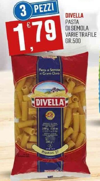 Divella Pasta di Semola varie trafile gr. 500
