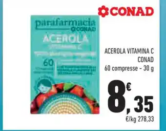 Conad Acerola Vitamina C 60 compresse - 30 g