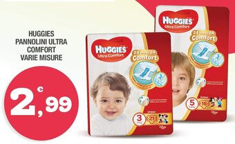 Splendidi e Splendenti Huggies Pannolini Ultra Comfort varie misure offerta