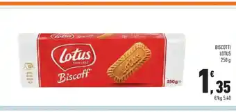 Conad Biscotti Lotus 250 g offerta