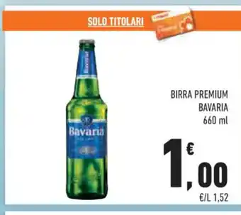 Conad Bavaria Birra Premium 660 ml offerta