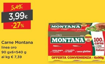 DPiù Montana Carne in scatola offerta