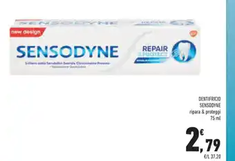 Conad Sensodyne Dentifricio ripara & proteggi 75 ml offerta