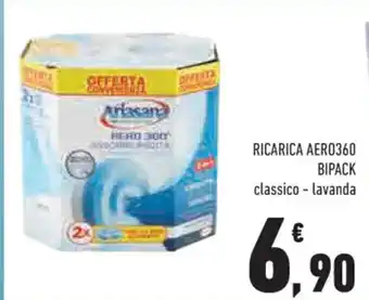 Conad Ricarica Aero360 Bipack classico-lavanda offerta