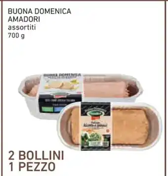 Conad Buona Domenica Amadori assortiti 700 g offerta