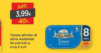 DPiù Asdomar Tonno offerta