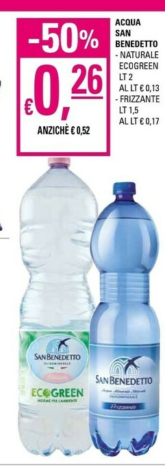 Basko San Benedetto Acqua offerta