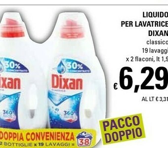 Basko Dixan Detersivo lavatrice offerta