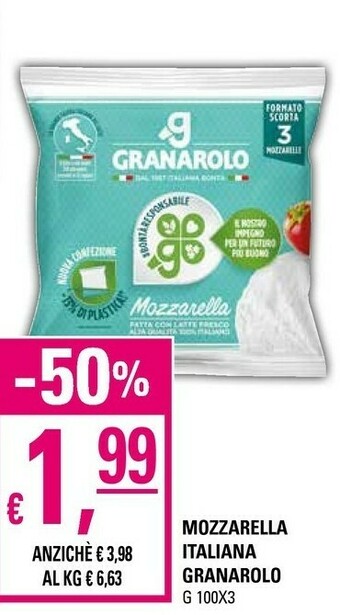 Basko Granarolo Mozzarella offerta