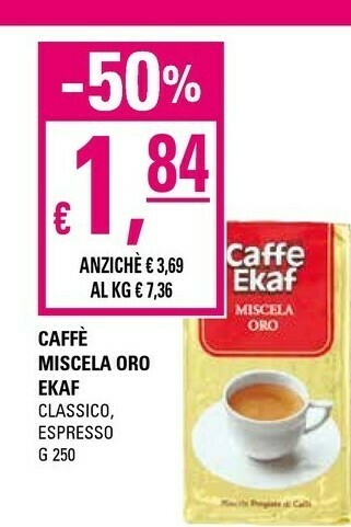 Basko Ekaf Caffè offerta