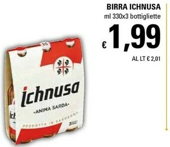 Basko Ichnusa Birra offerta