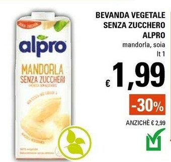 Basko Alpro Latte di soia offerta