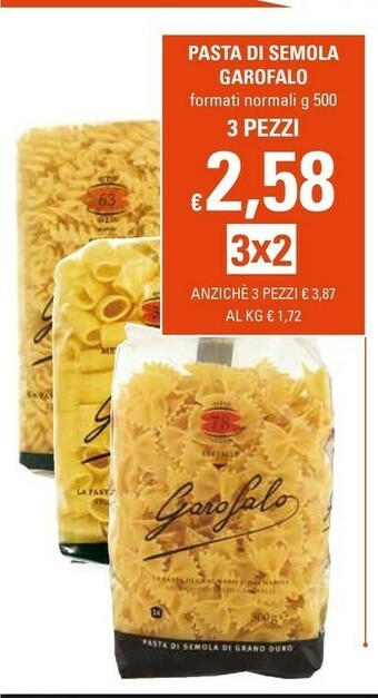 Basko Garofalo Pasta di semola offerta