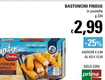 Basko Findus Bastoncini offerta
