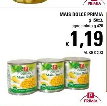 Basko Primia Mais offerta