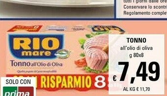 Basko Rio Mare Tonno Rio mare offerta