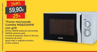 DPiù Comfeè Microonde offerta