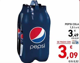 Spazio Conad Pepsi Cola 1,5 l x 4 offerta
