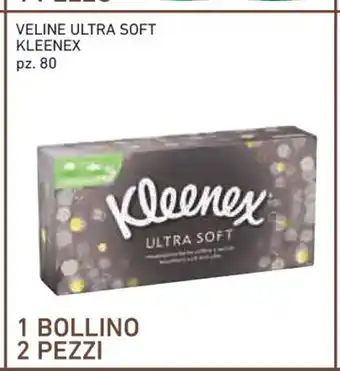 Conad Kleenex Veline ULtra Soft 80 pz. 1 Bollino offerta