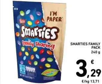 Spazio Conad Smarties Family Pack 240 g offerta