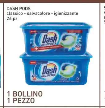 Conad Dash Pods classico-salvacolore - igienizzante 26 pz offerta