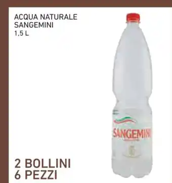 Conad Sangemini Acqua Naturale 1,5 L offerta
