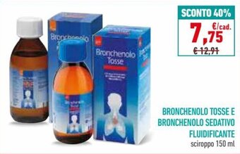 Spazio Conad Bronchenolo Tosse e Bronchenolo sedativo Fluidificante sciroppo 150 ml offerta