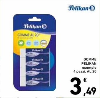 Pelikan Gomme 4 pezzi, AL 20