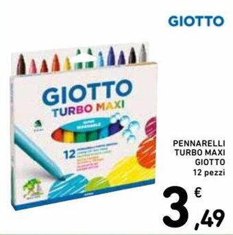 Giotto Pennarelli Turbo Maxi 12 pezzi