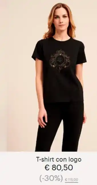 T-shirt con logo