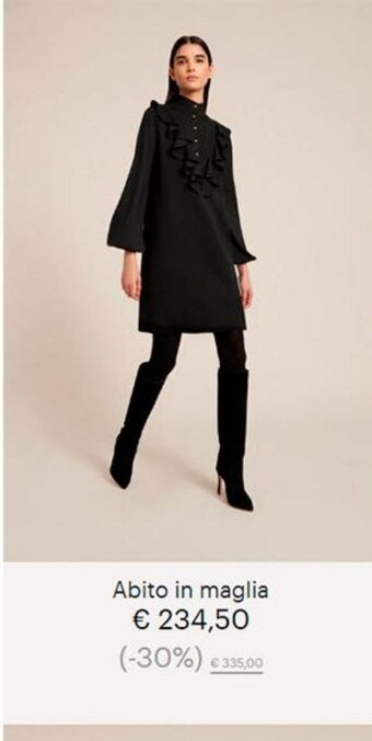 Luisa Spagnoli Abito in maglia offerta