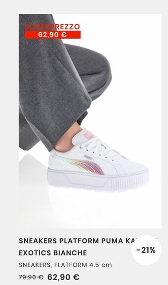 Pittarello Sneakers platform puma offerta
