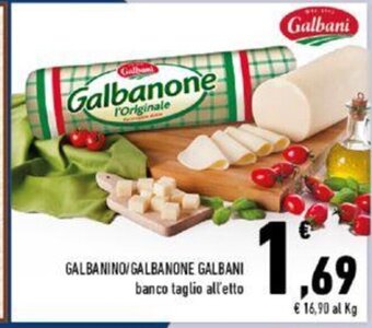 Conad Galbanino/Galbanone Galbani banco taglio all'etto offerta