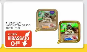 Arcaplanet Stuzzy cat - vaschetta gr.100- tutti i tipi offerta